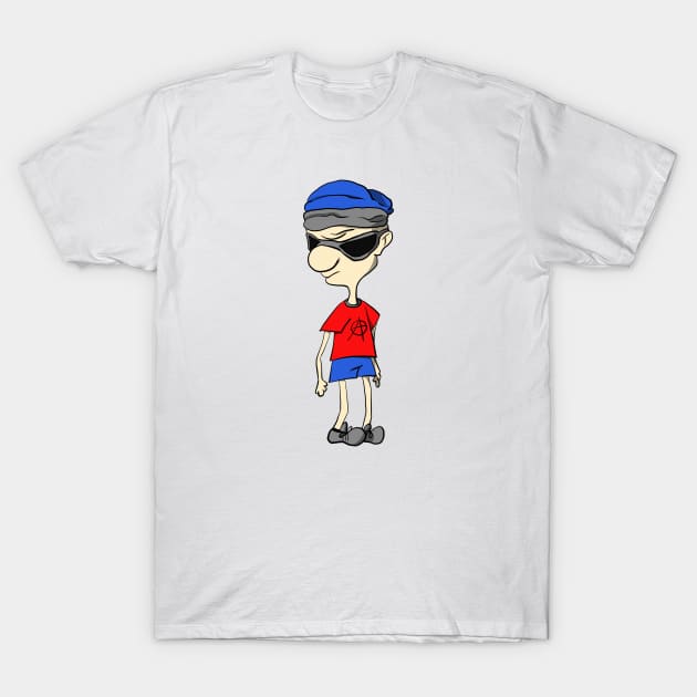 Cool Hip Hop Dude Comic T-Shirt by Foxxy Merch